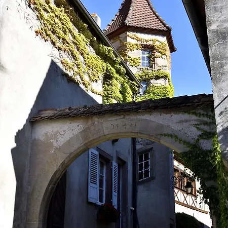 Nocleg ze śniadaniem Le Grenier Des Aromes Au Domaine Wittmann Mittelbergheim